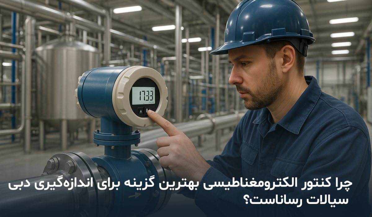 آشنایی با فلومتر الکترومغناطیسی - کنتور الکترومغناطیسی - دبی سنج الکترومغناطیسی