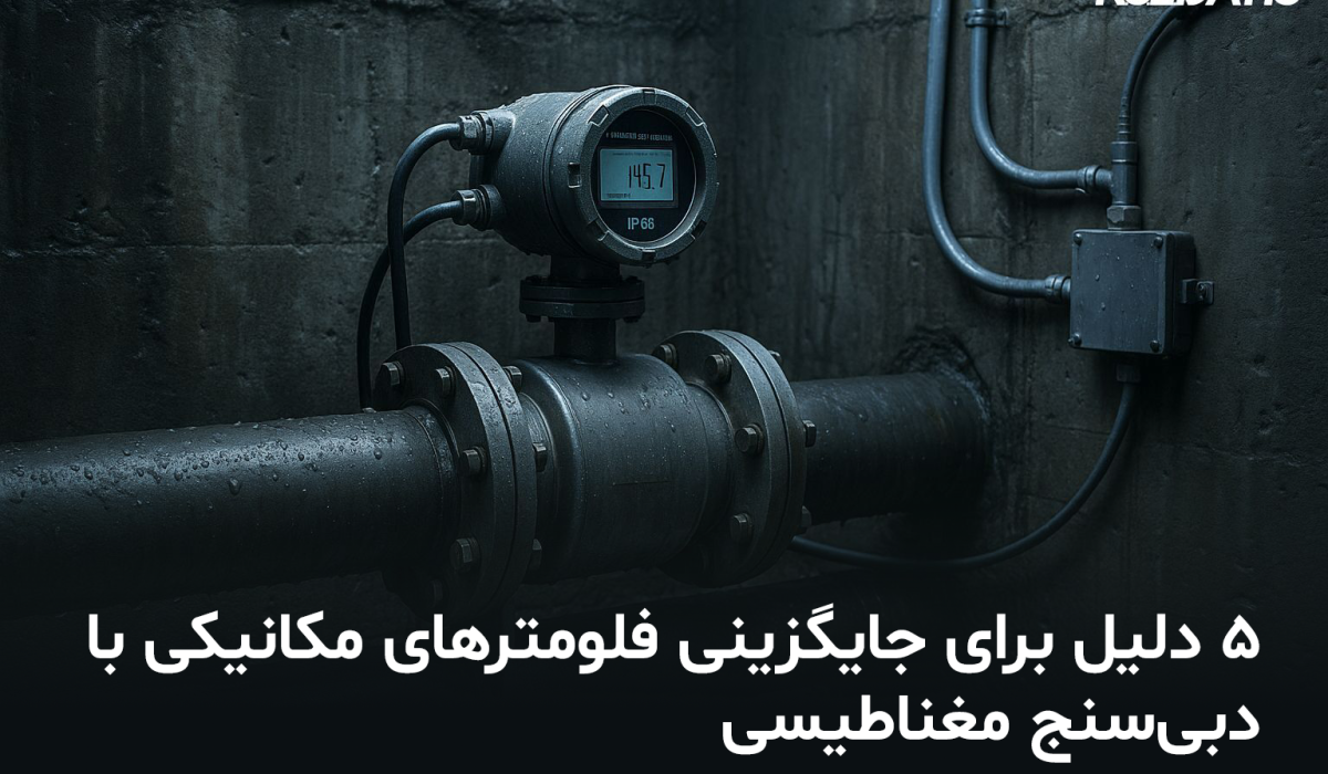 تفاوت دبی سنج های مکانیکی و مغناطیسی | فلومتر مغناطیسی | کنتور مغناطیسی