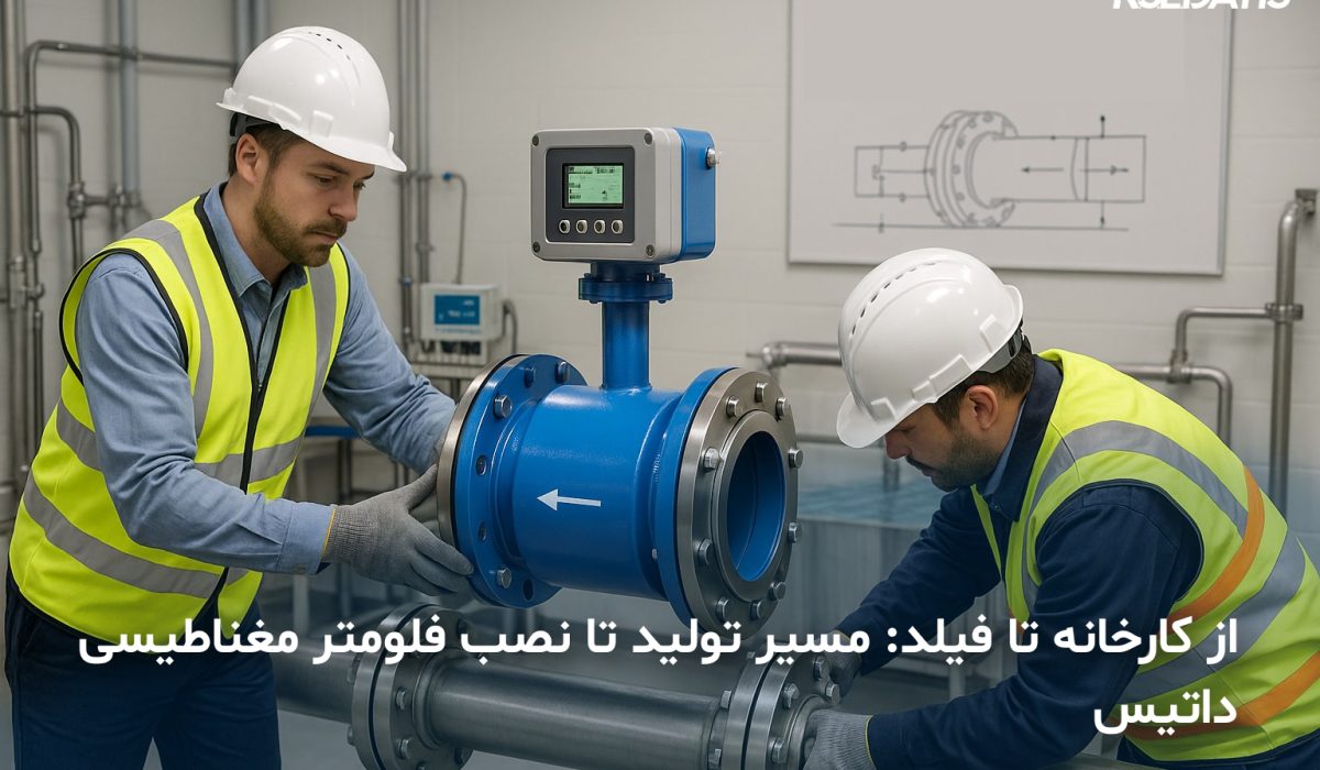 مسیر تولید فلومتر مغناطیسی | مسیر نصب فلومتر مغناطیسی | خرید فلومتر مغناطیسی | داتیس الکترونیک | 02128421231