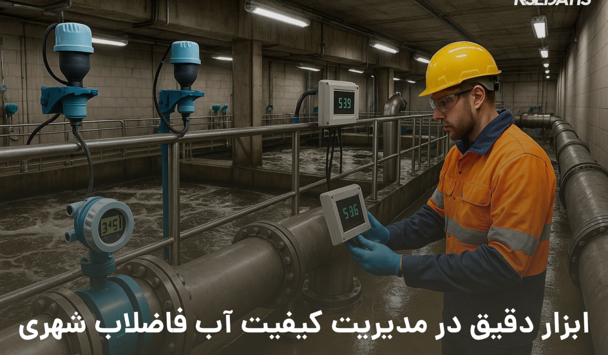 نقش ابزار دقیق در کیفیت آب | مزایای استفاده از ابزار دقیق در فاضلاب شهری | نقش ابزار دقیق در تصفیه‌خانه‌های فاضلاب شهری
