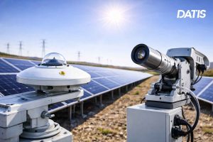 سنسورهای تابش که با نام‌های پیرانومتر و پیرهلومتر شناخته می‌شوند داتیس الکترونیک نیروگاه خورشیدی ایستگاه هواشناسی