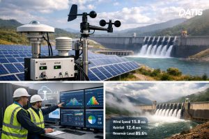 ارتباط ایستگاه هواشناسی صنعتی با RTU و SCADA در پروژه‌های صنعتی و نیروگاهی