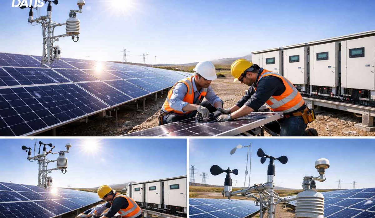 کاربرد ایستگاه هواشناسی در نیروگاه‌های خورشیدی