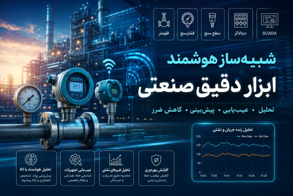 شبیه‌ساز ابزار دقیق صنعتی | شبیه ساز نشتی فلومتر | ابزار دقیق مناسب صنعت شما | راهنمای انتخاب فلومتر مناسب صنایع